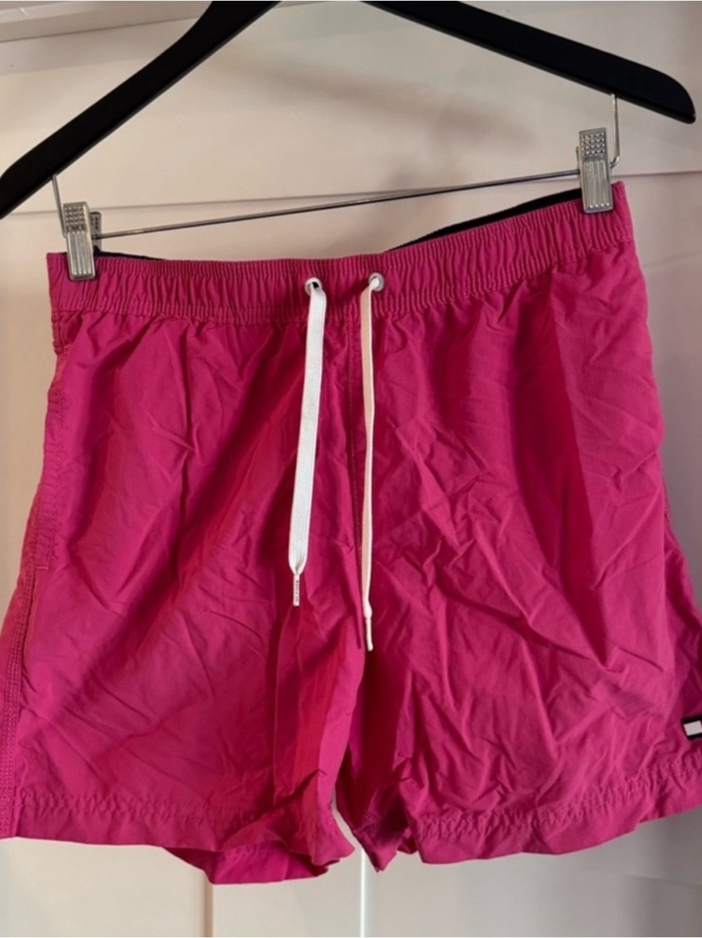 Tommy Hilfiger Pink Athletic Shorts Women’s M Lightweight Drawstring Activewear